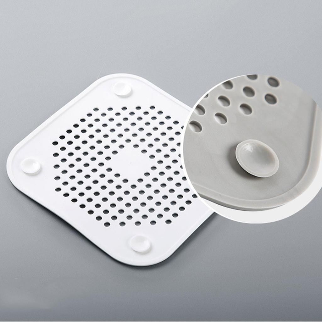 4Pcs Shower Drain Hair Catcher Sink Strainer Drain Cover Hair Catcher Silicone Hair Filter Kitchen Bathroom Accessories