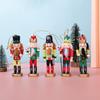 Retro Rot & Grün Nussknacker-Schmuckset