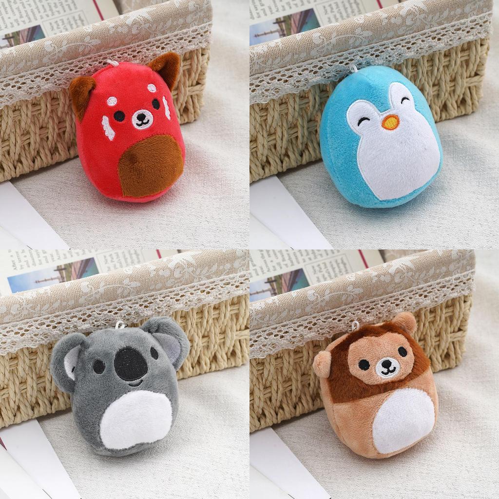 Cozy Squishallow Keychain Bear Plush Toy For Children Gift