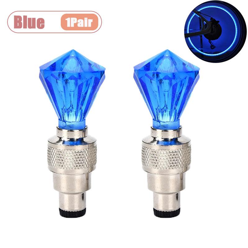 Vibration Activated Rainbow Valve Light for Motorcycle Bike Spoke Wheel Flashing Tire Lamp Mountain Bike Accessories Parts