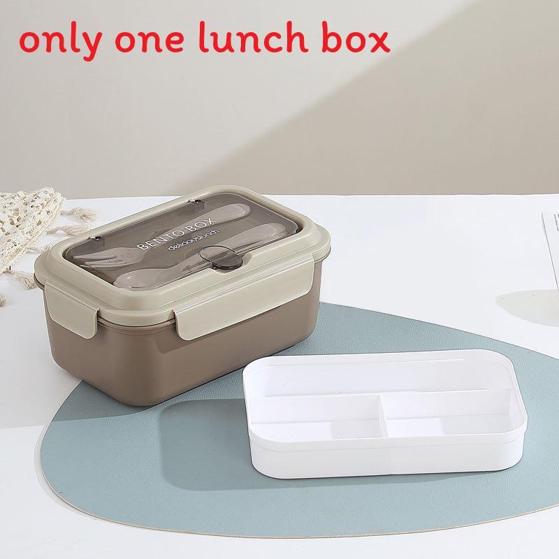 Nordic Style Stainless Steel Bento Box With Divided Compartments For Office Lunches And Meal Prep