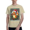 Warm Christmas Men T Shirts Fashion Tee Shirt Short Sleeve Round Collar Graphic Printed Tops T-Shirt