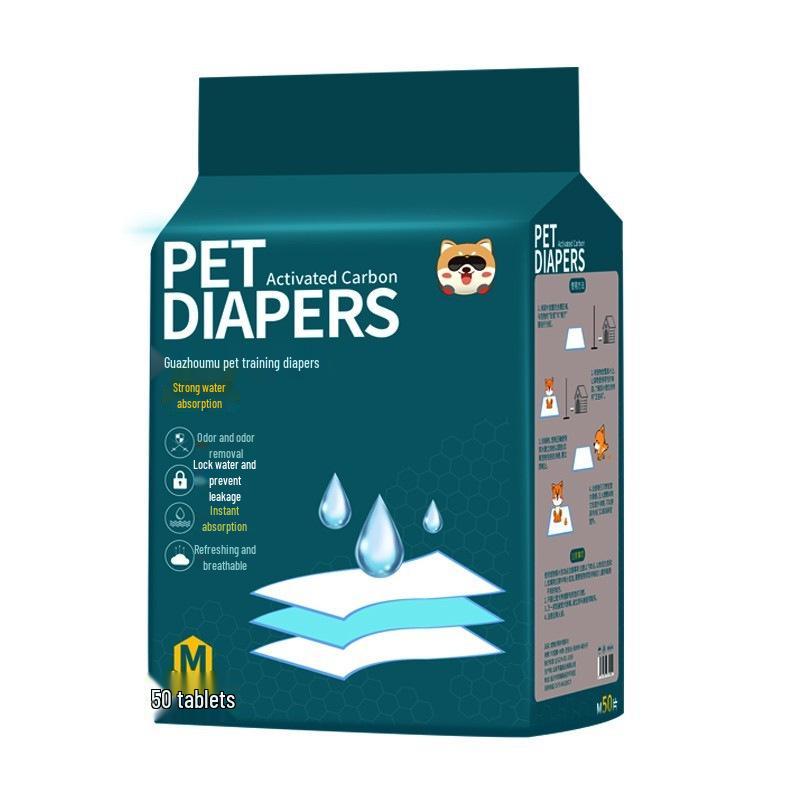 Dog Pee Pads - Absorbent, Deodorizing, Thickened Disposable Diapers (100 Pack)