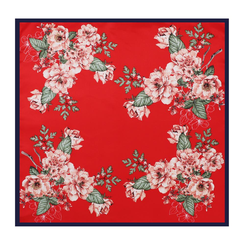 

Високоякісні розкішні шовкові шарфи пов язка на голову Шарфи шийний шарф для жінок ланцюжок шовковий шарф жіноча декоративна хустка 90cm