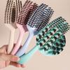 Friendly Hollow Hair Comb For Long Curly Hair Gentle Scalp Massage Tool Portable Storage Box
