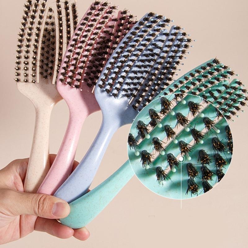 Friendly Hollow Hair Comb For Long Curly Hair Gentle Scalp Massage Tool Portable Storage Box