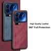 EUCAGR For Xiaomi Mi 17 Pro Max Case Luxury PU Leather Phone Case For Xiaomi 17 Ultra 17 Pro Mi17 Back Cover Silicone Protection