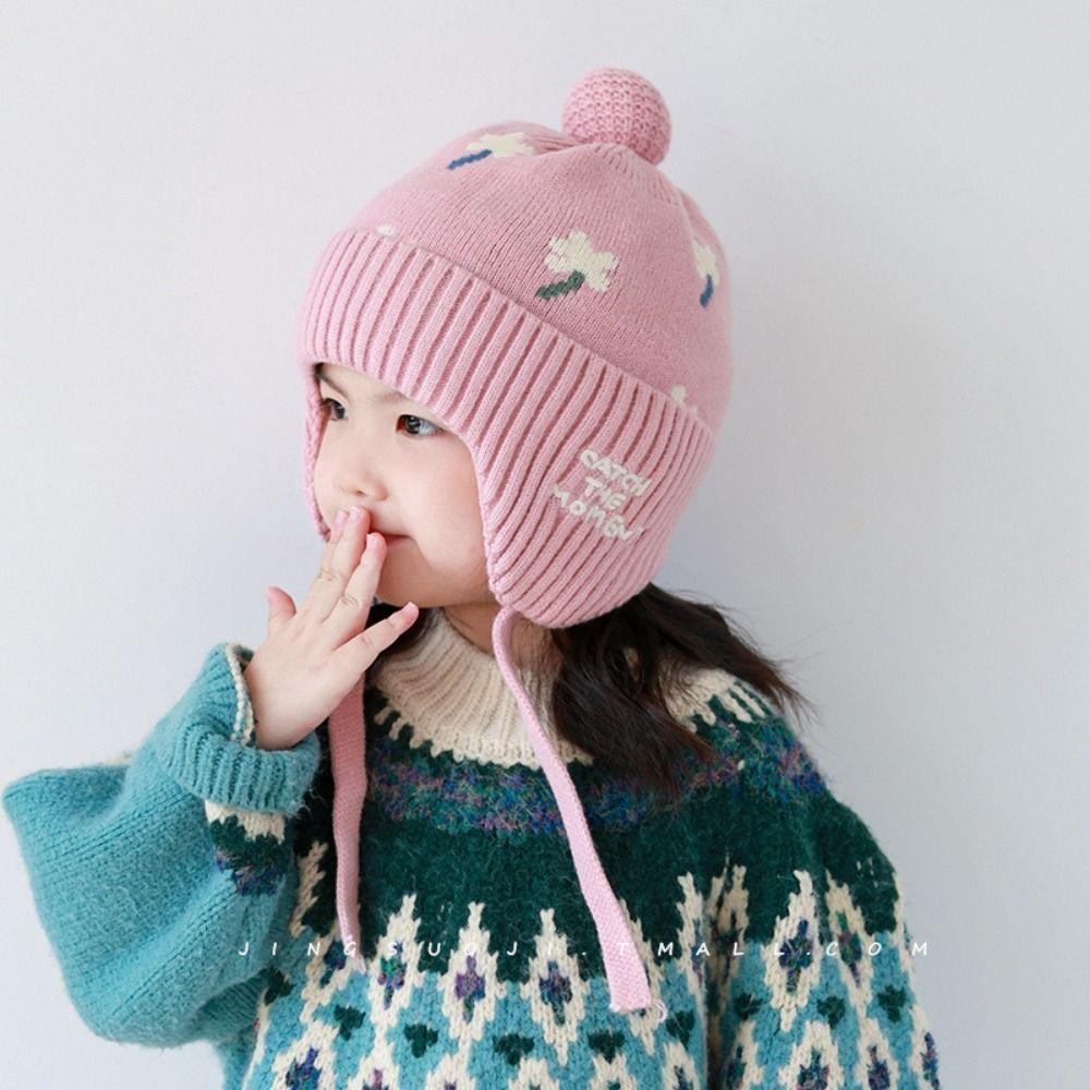 Chapeau d'hiver pour bébé au crochet coupe-vent doux pour enfants protège-oreilles saison hivernale
