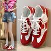 Casual Versatile Single Shoe Lightweight Thick Soled White Shoe