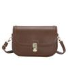Korean Style PU Leather Shoulder Bag Square Women Underarm Bag Simple Crossbody Bag  Outdoor
