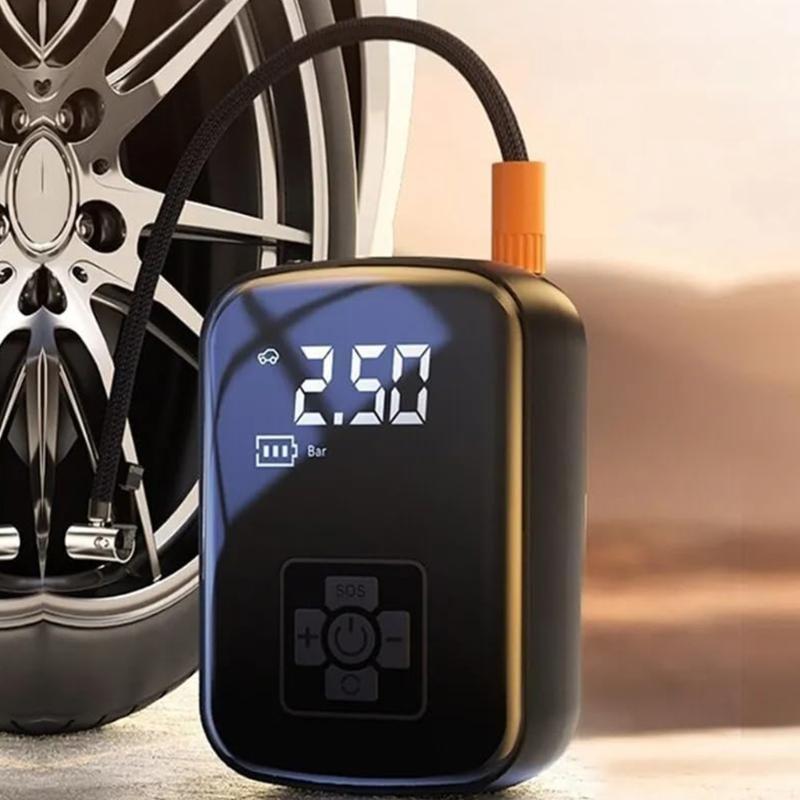 Portable Air Compressor Electric Car Pump Automatic MotorcyclesTire Inflator Digital Pressure Gauge Detect with LED Lamp