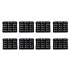 8PCS Number Keyboard Replacement for UV9R Plus 2 Way Radio Intercom Silicone Numeric Keypad