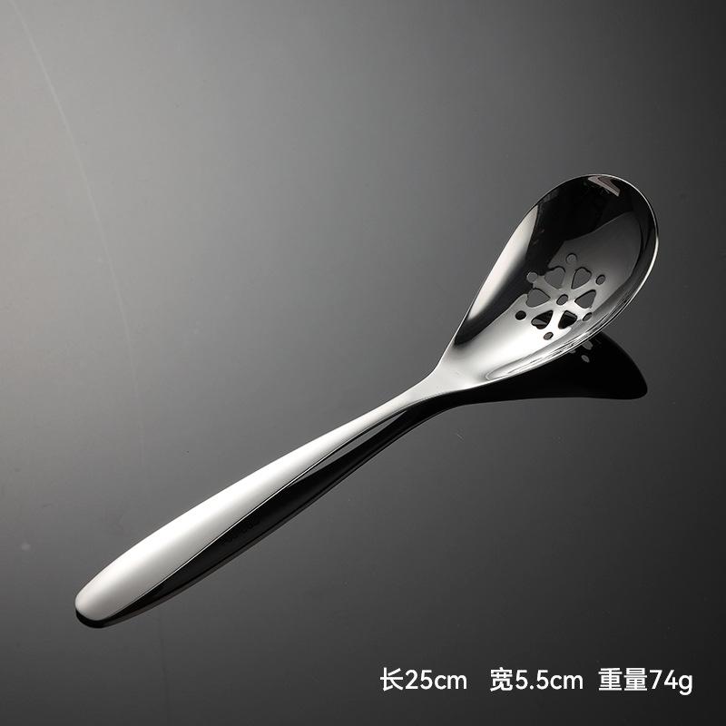 

Нержавеющая сталь 304, маленькая направляющая ложка, большая мужская ложка, дуршлаг, столовая ложка для гостиницы, бытовая кухонная утварь серии 088 colander