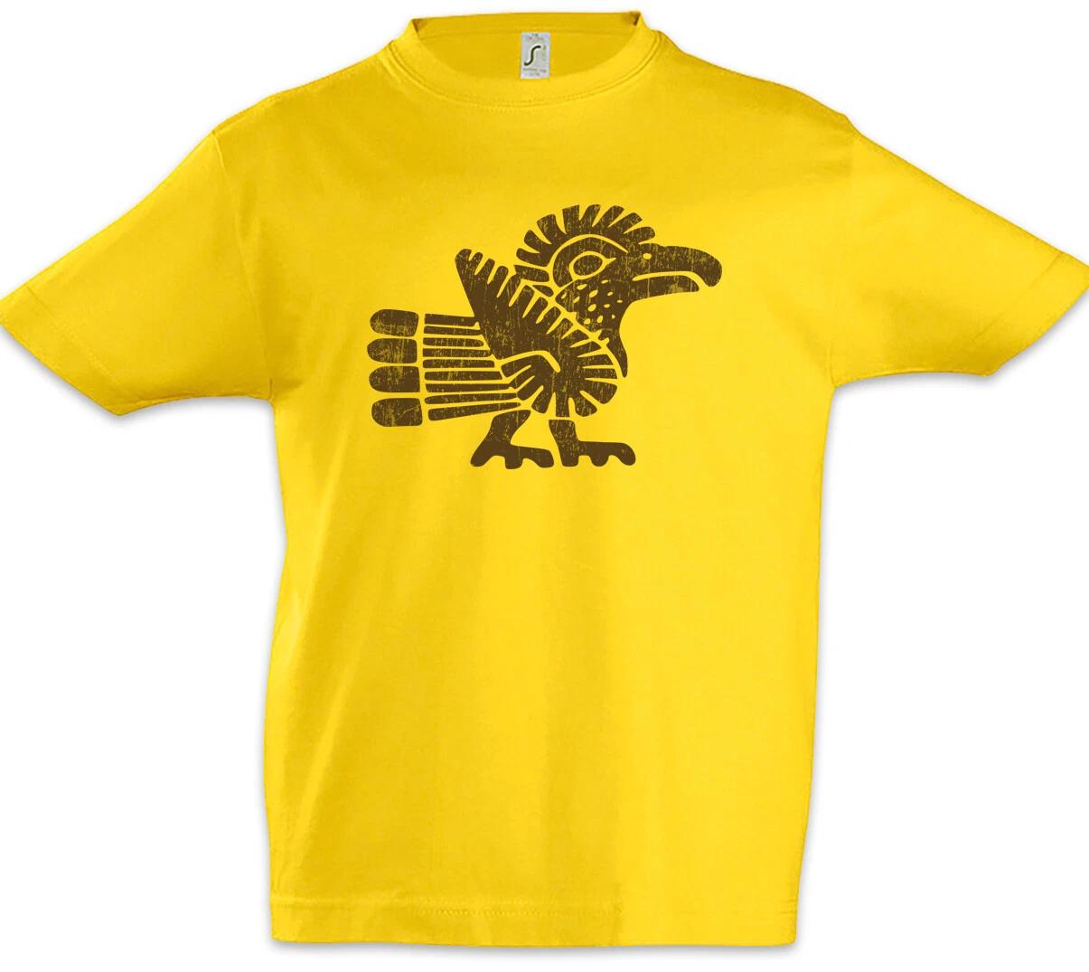 Aztec Bird III Kids Boys T-Shirt Aztec Tattoo Indian Tribe Symbol Bird- 120