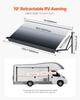 19' RV Replacement Awning Electric Trailer Awning for Most DC12V RVs