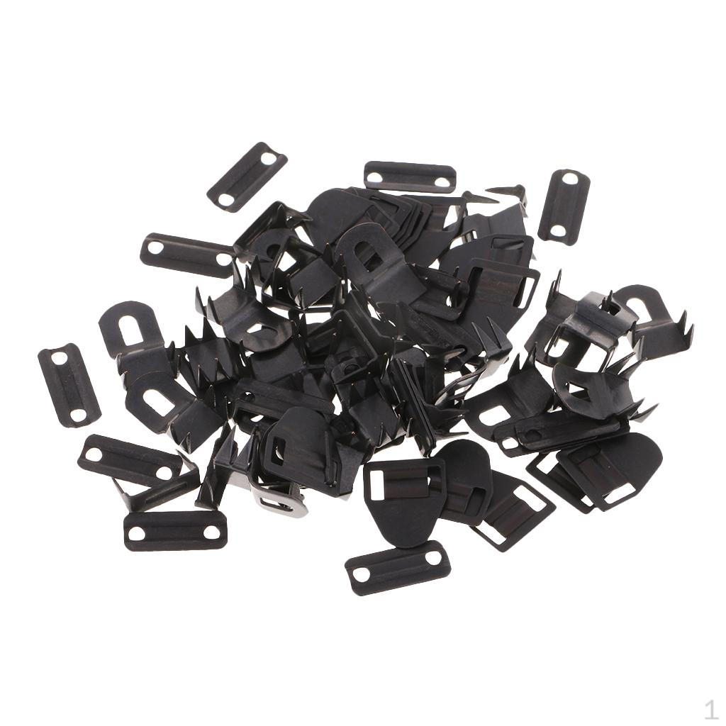 20 Set Hook And Eyes Closure Fastener For Trousers Skirt Dress