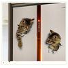 2pcs 3D Lovely Cat Wall Stickers For Kids Room Sofa Living Room Bedroom Toilet Lid PVC Stickers Art D