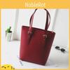 Fashionable Women Pu Leather Messenger Bag With Simple Line Design And Polyester Lining