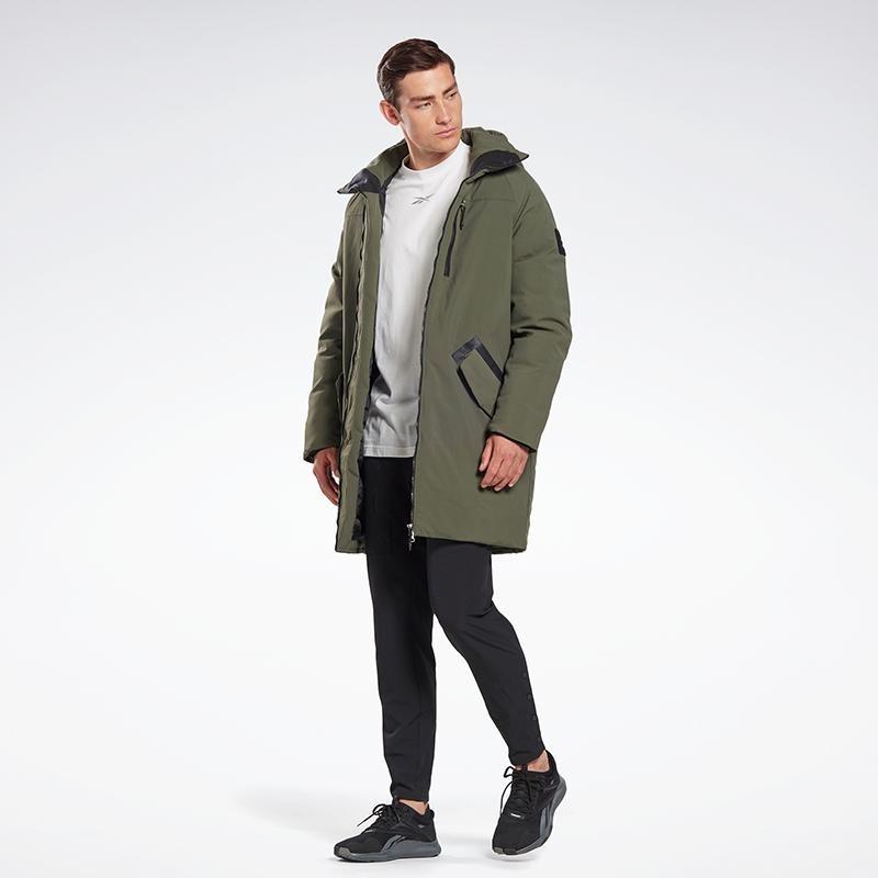 Reebok Chaqueta Plumífero Casual Deportivo de Moda para Exterior Hombre FT0680