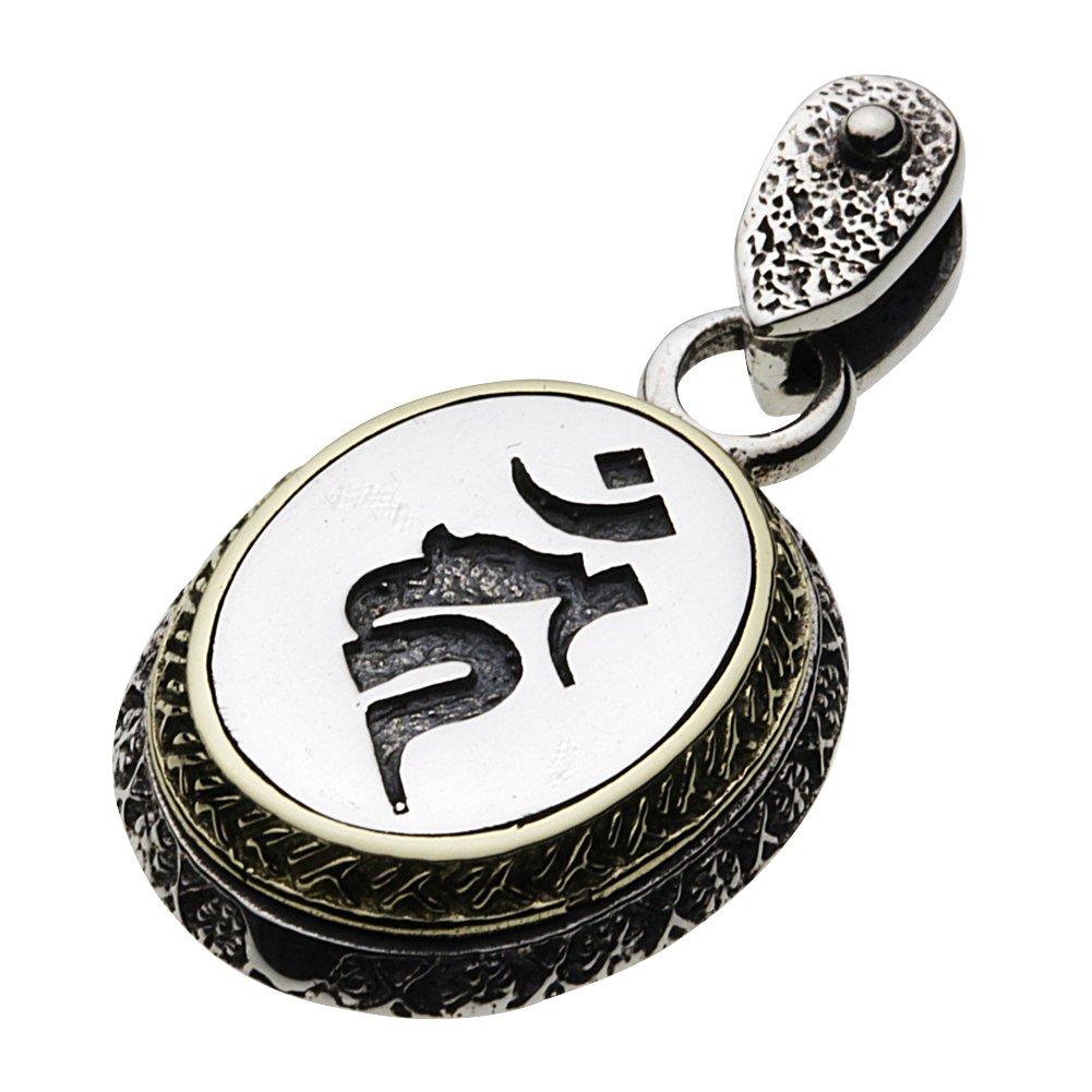 

Fudo Myoo Sanskrit pendant 925 Silver p0664 [Cenote] [Silver Accessories]