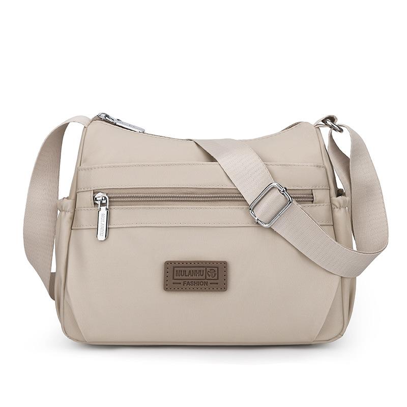 Malá čtvercová taška Mateřská taška Dámská taška Vícevrstvá Lehká Velkokapacitní Taška přes rameno a crossbody