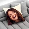 Federa Cuscino Decorativo Attore Cantante S-Selena Gomez Per 45*45Cm 40Cm 30Cm 50Cm 55Cm Quadrato Federa Cuscino Casa