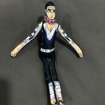 Demon Slayer Akaza Poseable Plush Doll Built-in Wire Stuffed Figure Infinite Castle Mugen Train Collectible Toy For Anime Fans Cuddly Fluffy Huggable
