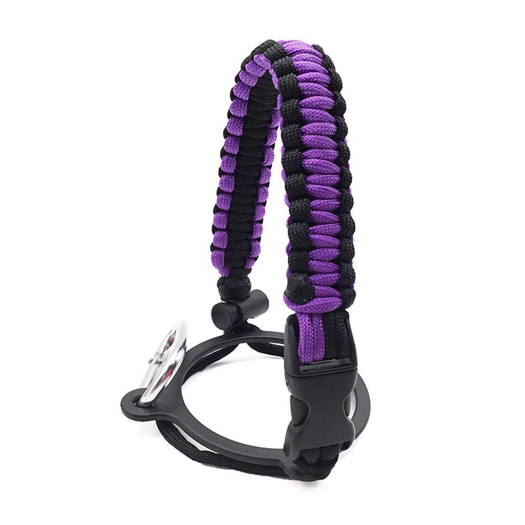 Trinkflaschenriemen Paracord Trinkflaschen-Tragegriff mit Sicherheitsringen und Karabiner für Hydro Flask Weithalsflasche