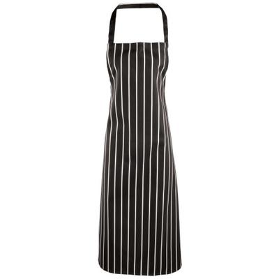 Ladies/Womens Stripe Apron / Workwear (Butchers Style) (Pack of 2)
