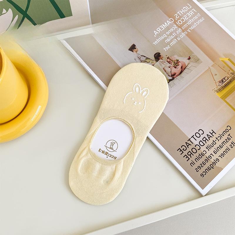 

Женские летние тонкие однотонные сетчатые носки-лодочки с неглубоким вырезом, невидимые, не спадают 1 pair жёлтый