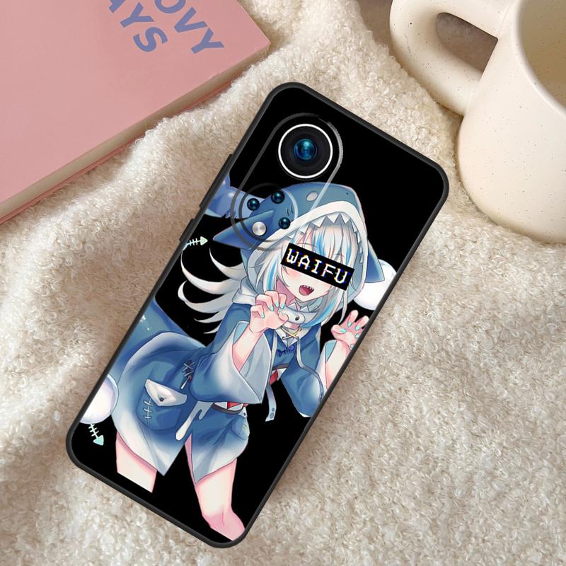 Anime Hololive Gawr Gura Case For Honor X9c X8a X8b X9b X9a X8 X9 50 70 90 Lite Honor 200 Lite Magic 5 6 7 Pro Coque