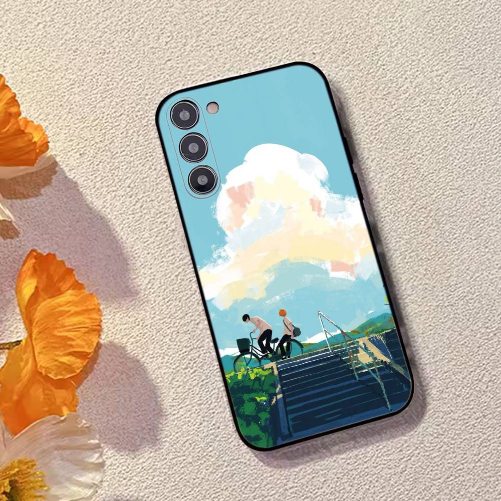 Anime H-HaiKyuu cool Phone Case Black Silicone Soft For Samsung Galaxy A73,A72,A71,A70,A53,A52,A51