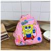 Patrick Spongebob Star Sports Surfing Eating Popcorn Printed Children Backpack