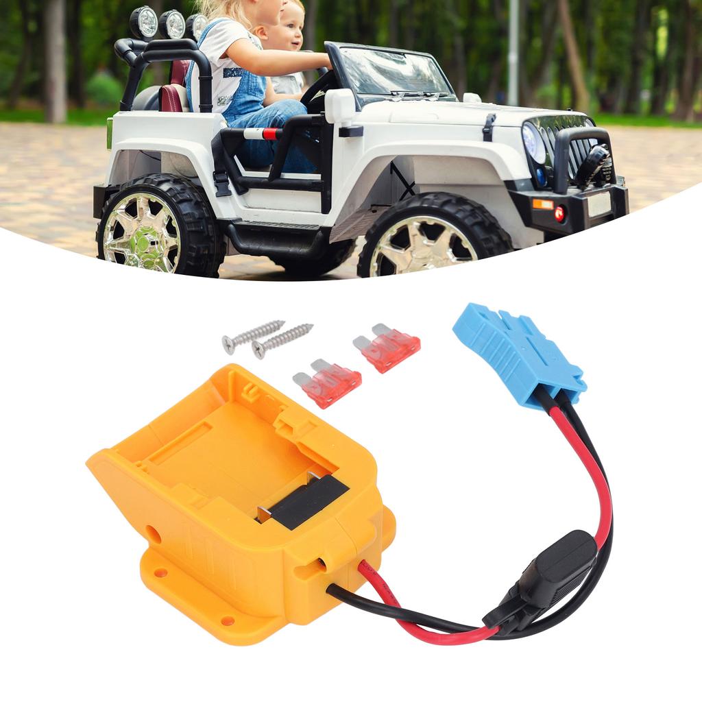 Power Tool Battery Adapter for  200 20V 18V Riding Toys Lithium Battery Converter with Wire Harness Connector