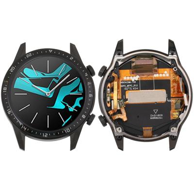 LCD Screen and Digitizer Full Assembly With Frame for Huawei Watch GT 2 46mm