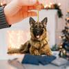 Cute Acrylic 2d Sheepdog Interior Decor Hanging Pendant Eyecatching Accessory Car