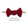 Tie Children'S Bow Headband Solid Color Knitted Waffle Baby Baby Headband Hair Accessories 2526