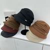 Simple Small Standard Pleated Fisherman's Hat Children's Autumn Fashionable Versatile Washbasin Hat Cold Warm Cloth Hat