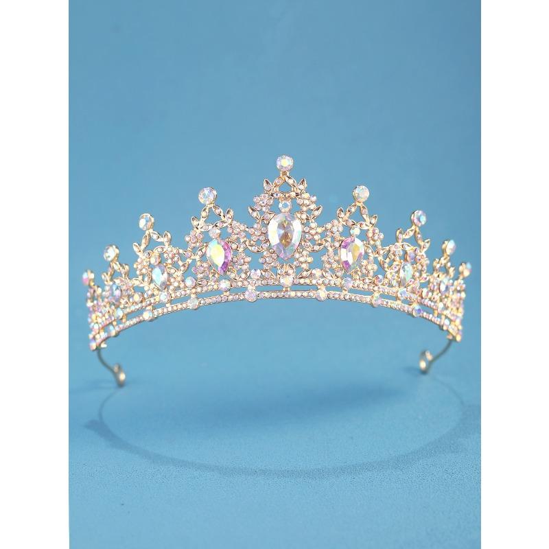 

Корона невесты Головной убор Барокко Стразы Корона Аксессуар для волос Свадебное платье Вечернее платье Аксессуары принцессы