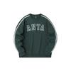 Anta Letter Round Neck Pullover Sweatshirt Unisex Sweatshirt Green 952338704-2