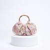 New Chinese Style Bamboo Handbag With Embroidery And Sequins For Daily Wear