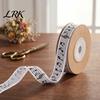 Fabric Ribbon for Scrapbooking Black and White Musical Notes Cotton Ribbon, 5/8" x 11 Yards Music Skin Friendly Trim Note Printed Gift Wrapping