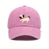Festive Vintage Baseball Cap with Adorable Puppy Design  Perfect for Outdoor Fun and