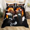 Angel Wings Duvet Cover Set Lucifer Angel Bedding Sets Aesthetic Wing Feather Comforter Cover Set Full Size King Size For Girls