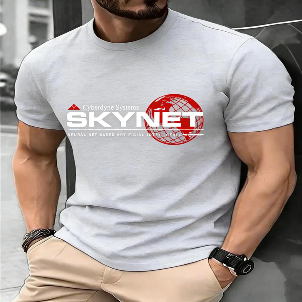 

Cyberdyne Systems Skynet Men s Graphic T-Shirt Soft Moisture-Wicking Cotton Shirt All-Season Casual Formal Wear Clothing XXL червоний