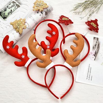 Vlasové obruče Parohy Elastické pokrývky hlavy Santa Claus Parohy Dekor Vlasové obruče Doplnky do vlasov