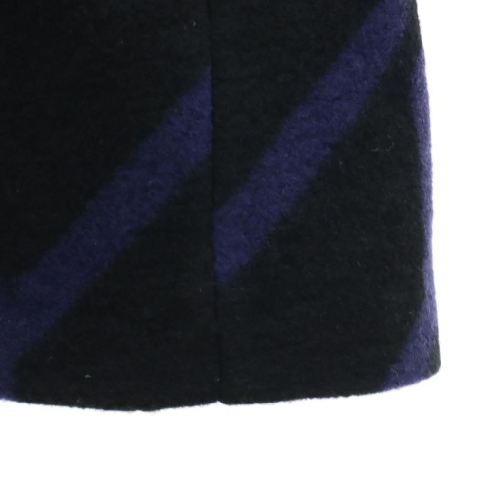 ARMANI EXCHANGE wool blend Chester coat M Black Women Used