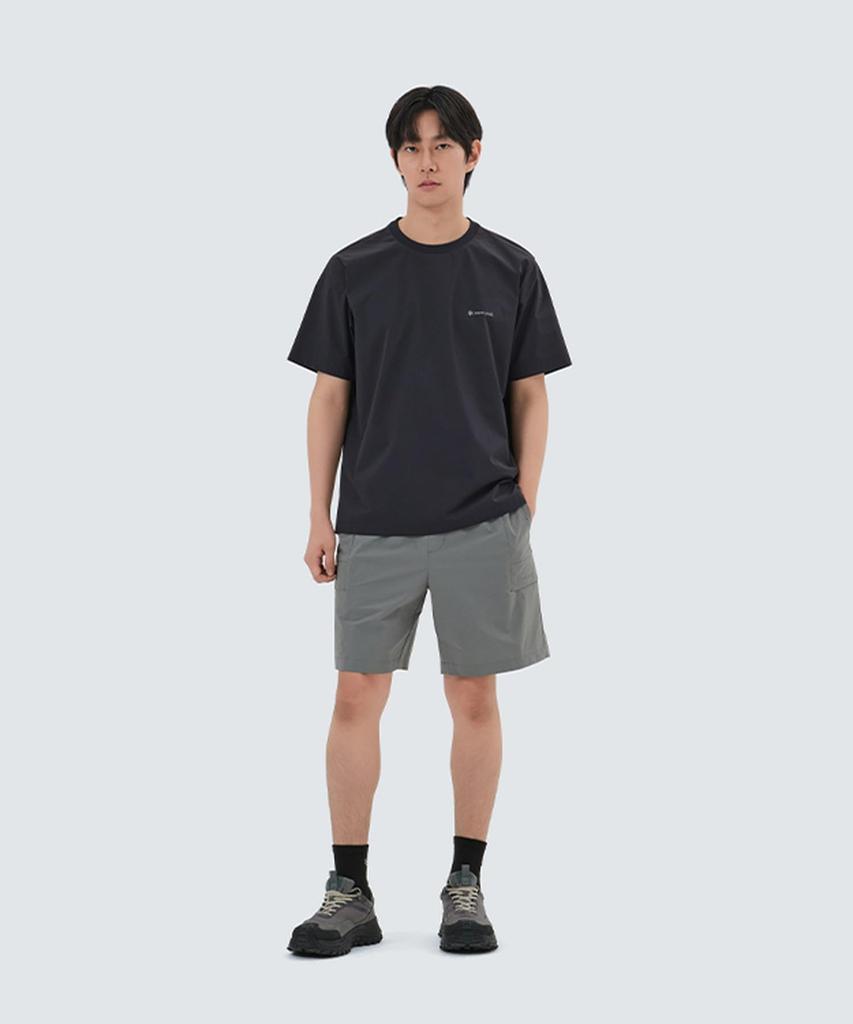 Woven Short Sleeve T L DNV Short Sleeve [Snow Peak] Thin-tech T-shirt