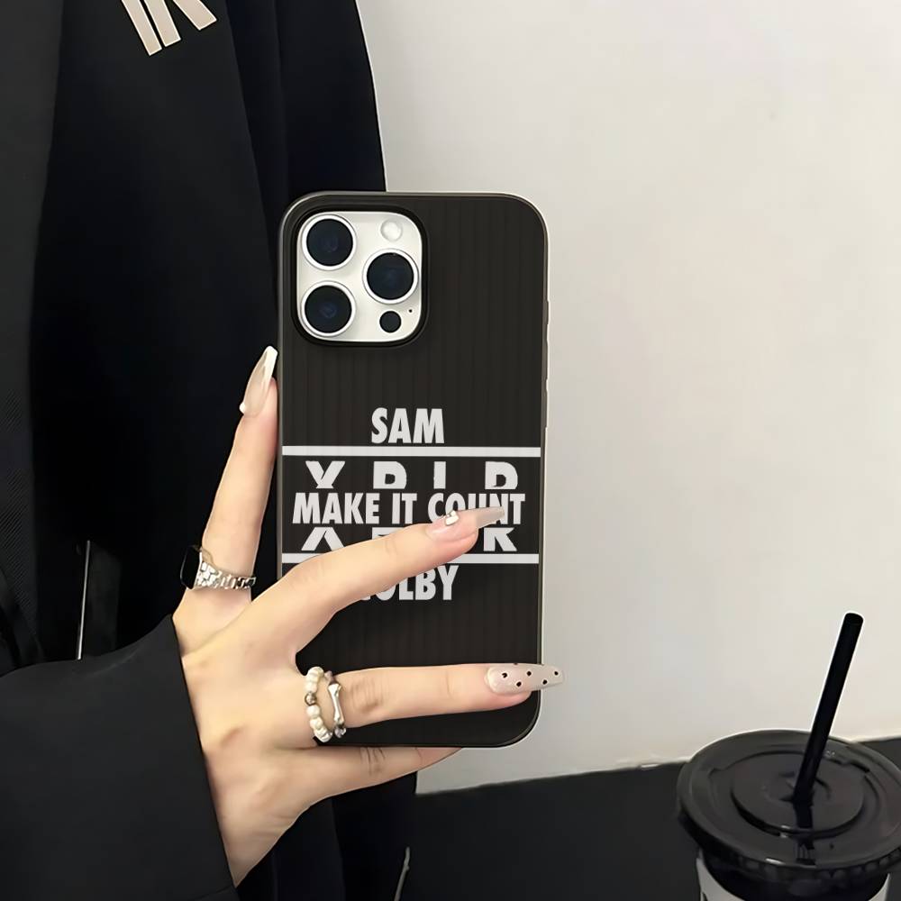S-Sam And Colby XPLR Corrugated Pattern For IPhone 17 16 15 14 13 12 11 16 Pro Max Plus Pro Non-slip Phone Cover