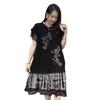 Unique Design Lace-embroidered Short-sleeved Summer Dress for Women, New Style, Slimming, Heavy-duty Sequined, Large Size.